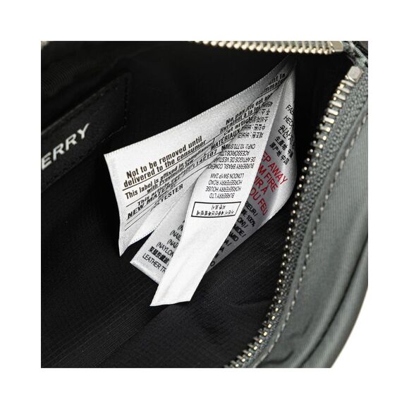 Pre Loved Burberry 8045726 Belt Bag Women Gray - Picture 6 of 8